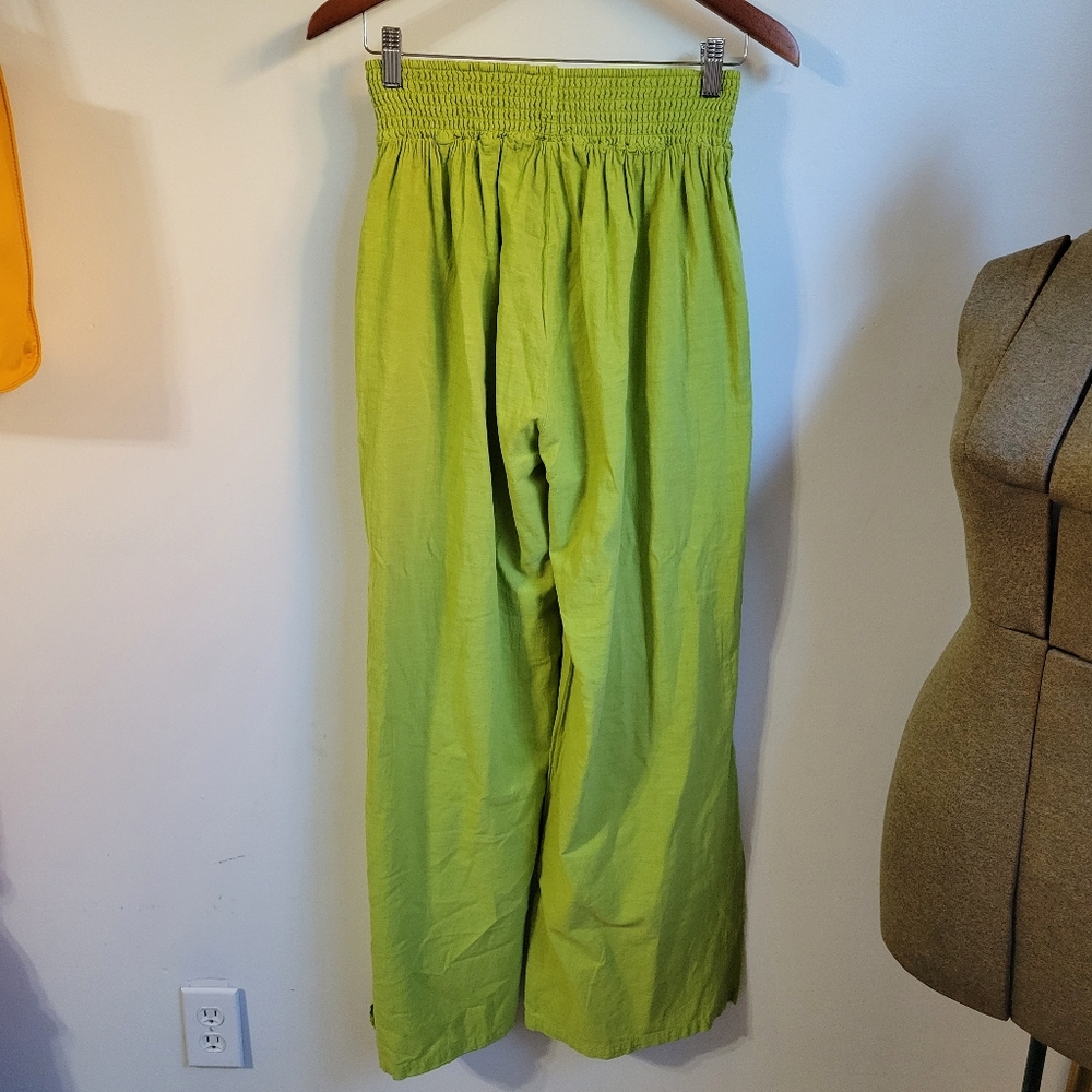 Blanco By Nature Aria Split Side Pant Pistachio Size Large - Picture 4 of 6